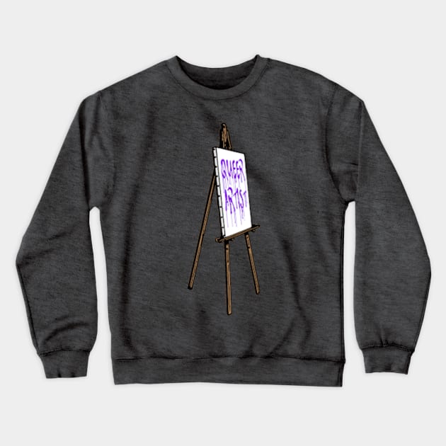 Q & A Crewneck Sweatshirt by stickmanifesto